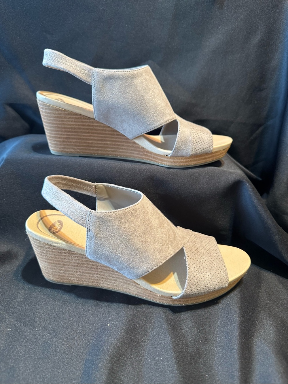 Dr. Scholl's Brita Wedge Sandals Sz 9 M